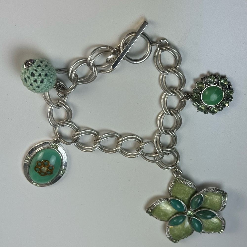 Chunky Charm Bracelet by Liz Claiborne